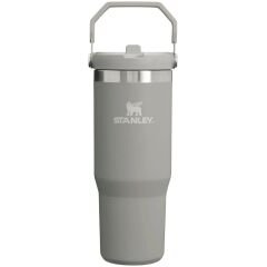 Stanley The IceFlow Flip Straw Pipetli Termos Bardak 0,89 LT - Kül