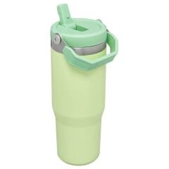 Stanley The IceFlow Flip Straw Pipetli Termos Bardak 0,89 LT - Açık Yeşil