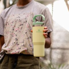 Stanley The IceFlow Flip Straw Pipetli Termos Bardak 0,89 LT - Açık Yeşil