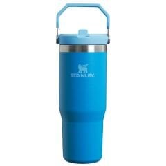 Stanley The IceFlow Flip Straw Pipetli Termos Bardak 0,89 LT - Açık Mavi