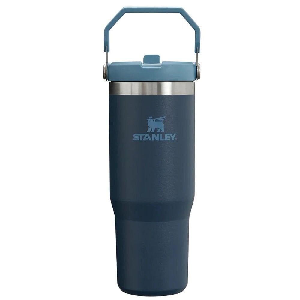 Stanley The IceFlow Flip Straw Pipetli Termos Bardak 0,89 LT - Lacivert