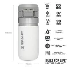Stanley The Quick Flip Paslanmaz Çelik Termos 0.47 LT - Beyaz
