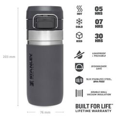 Stanley The Quick Flip Paslanmaz Çelik Termos 0.47 LT - Füme