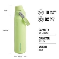 Stanley The Aerolight IceFlow Soğuk Su Termosu 0,60 LT - Açık Yeşil