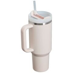 Stanley Quencher Pipetli Termos Bardak 1.18 Lt - Açık Pembe