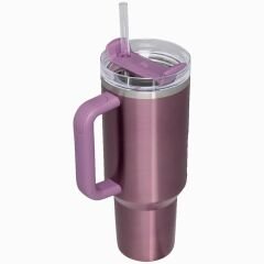 Stanley Quencher Pipetli Termos Bardak 1.18 Lt - Gül Kurusu
