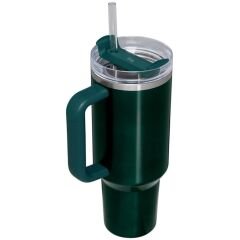 Stanley Quencher Pipetli Termos Bardak 1.18 Lt - Koyu Yeşil