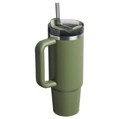 Stanley Quencher Pipetli Termos Bardak 0.89 Lt - Haki