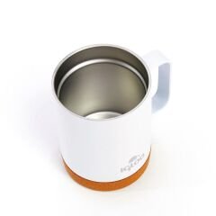 Igloo Cork Mug 350ml - Beyaz